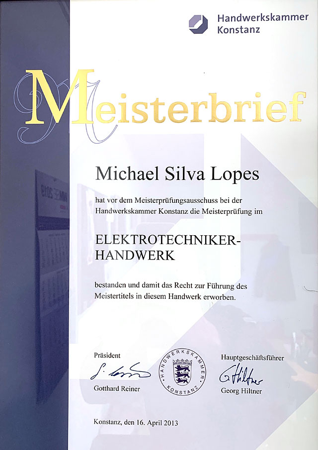 zertifikate lopes-tiefbau-zertifikat-Meisterbrief-Elektrotechnik 640x905